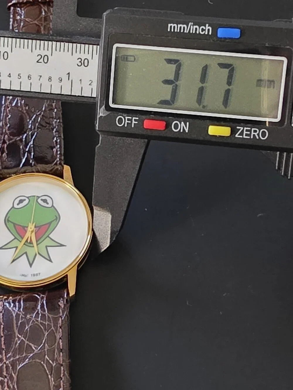 VTG Kermit The Frog Ha! 1987 Image Watch Never Worn Collectible Works